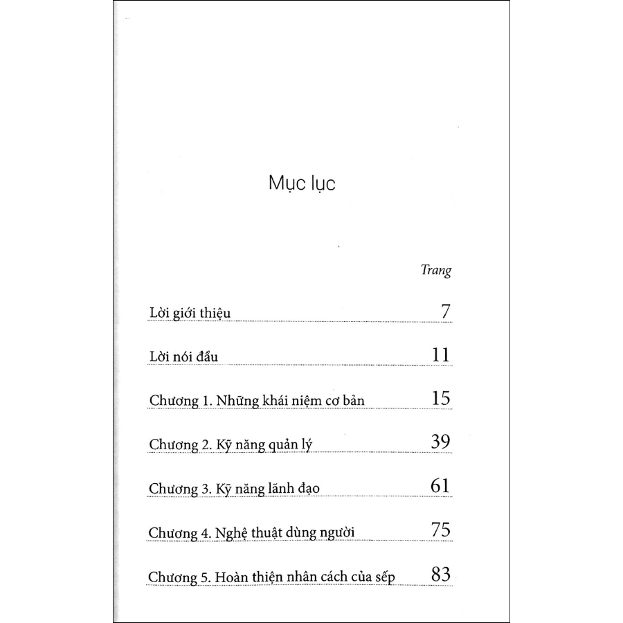 Kỹ Năng Làm Sếp