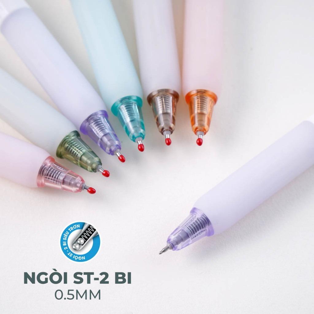 Bút Gel Bấm Hương Thơm Fruity 0.5 mm - ClassMate CL-GP510SG - Mực Tím Nho