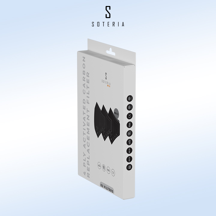 Bộ lọc SOTERIA ANTI UV - FILTER Không van - Combo 3