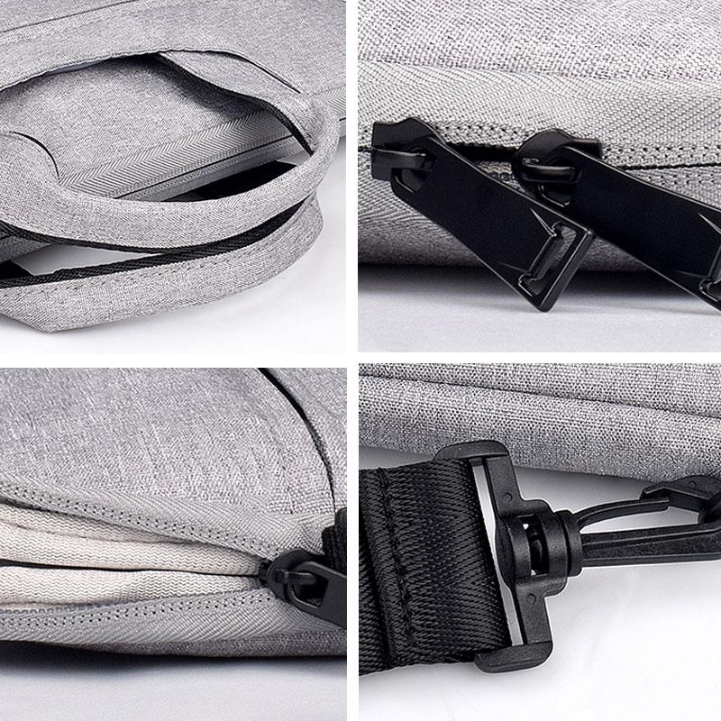 YuBeter Túi Laptop Xách Tay Cho MacBook Air Pro 11 12 13 14 15.6 Inch PC Trường Hợp Máy Tính Đeo Vai Túi cặp Túi Xách