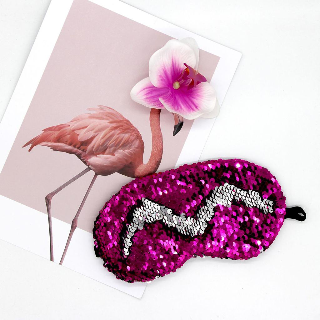 Glitter Sequins Mermaid Elastic Eye Mask Sleeping Rest Blindfold Sleep Aid