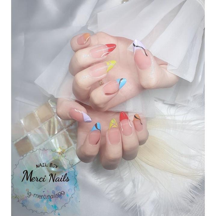 Nailbox fen đầu móng nhiều màu