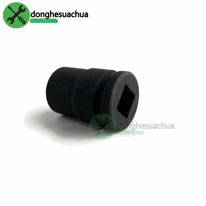 Tuýp 14mm 3/8 Kingtony 353514M loại ngắn 6 cạnh màu đen