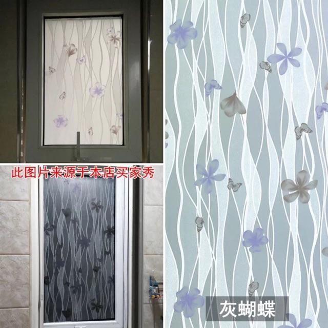 5 mét khổ 60cm decal kính_ Giấy dán kính che cửa sổ_ cửa phòng tắm