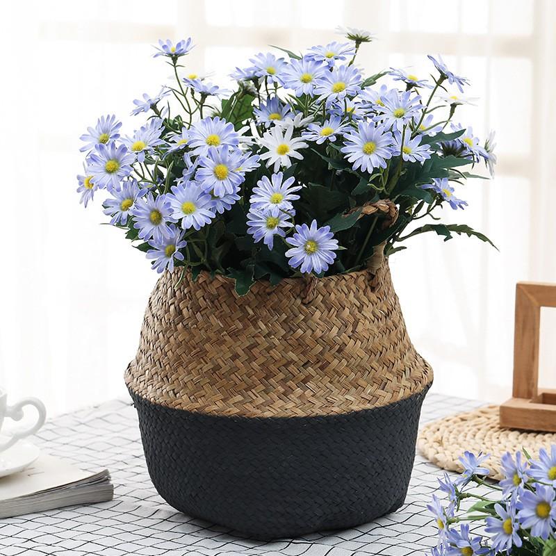 Cúc hoạ mi cao cấp (hoa lụa) 38cm 23-25bông -Hoa giả-Hoa lụa Daisy loại đẹp như thật trang trí nội thất phòng khách, văn