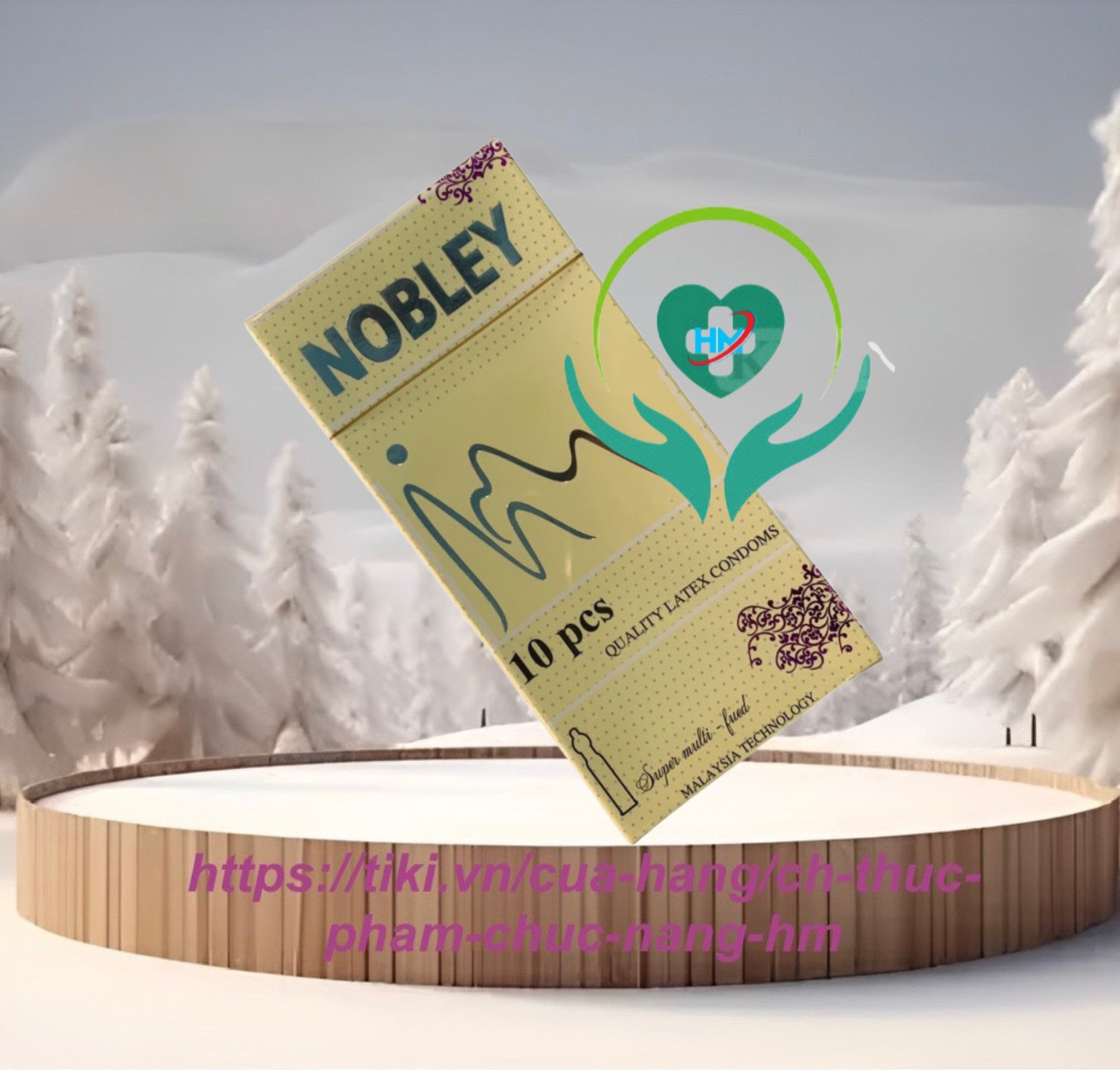 ￼Bao Cao Su NOBLEY  Nhập Khẩu Malaysia ( hộp 10 cái) - Tác Dụng SIÊU MỎNG