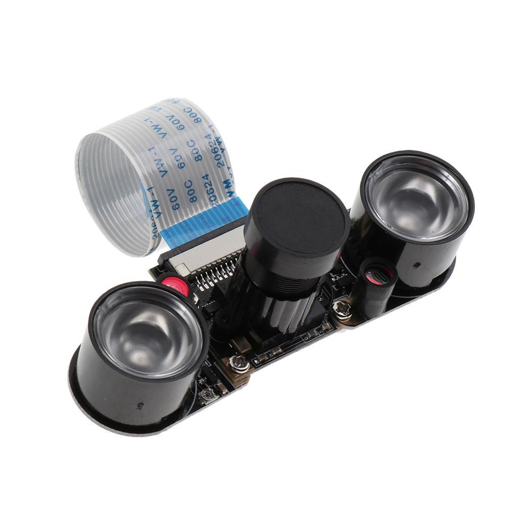 1xCamera Infrared Night Vision Adjustable-Focus Module 1080p for Raspberry Pi