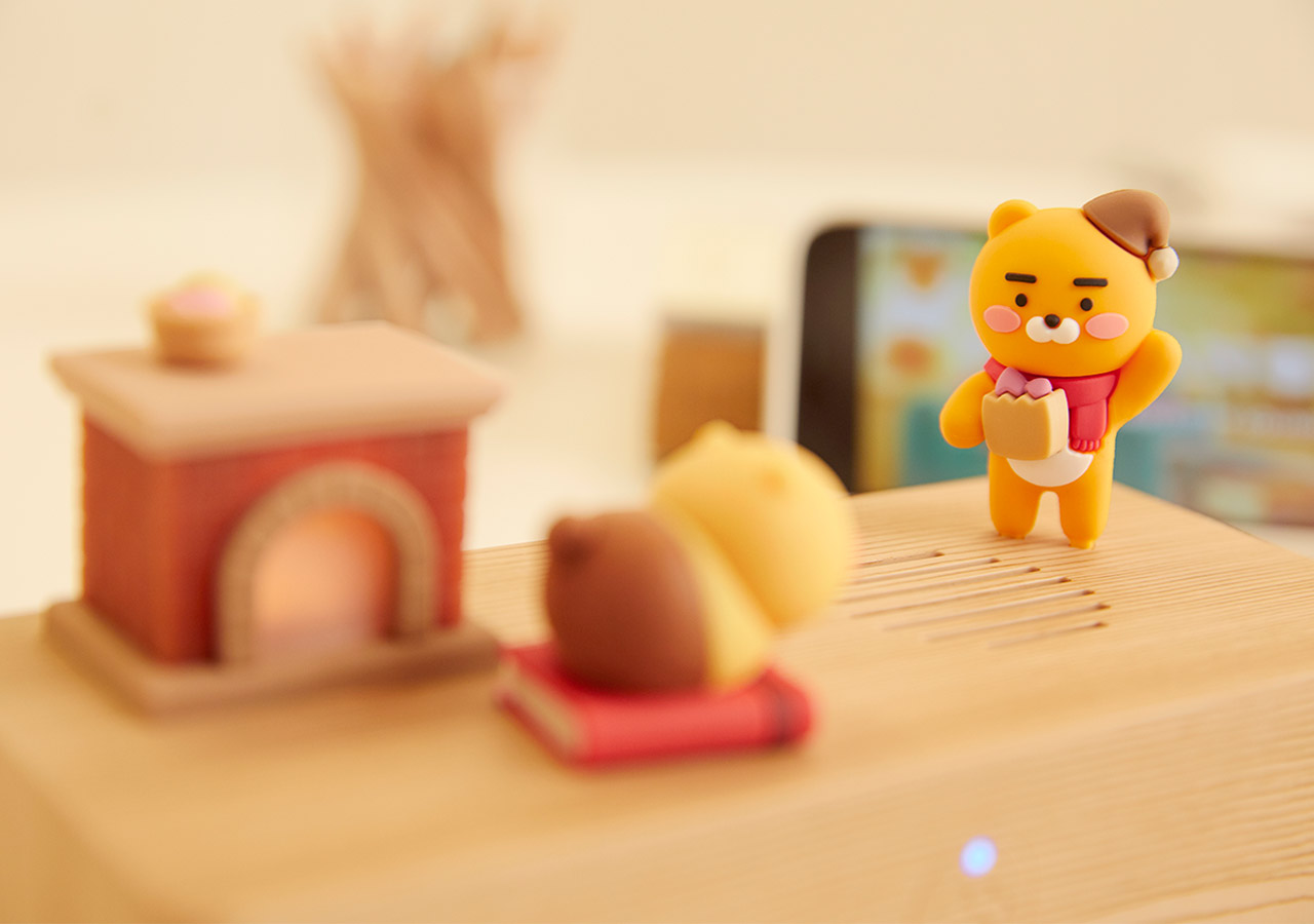 Loa Kèm Đèn Ngủ Ryan & Choonsik KAKAO FRIENDS - Hàng chính hãng