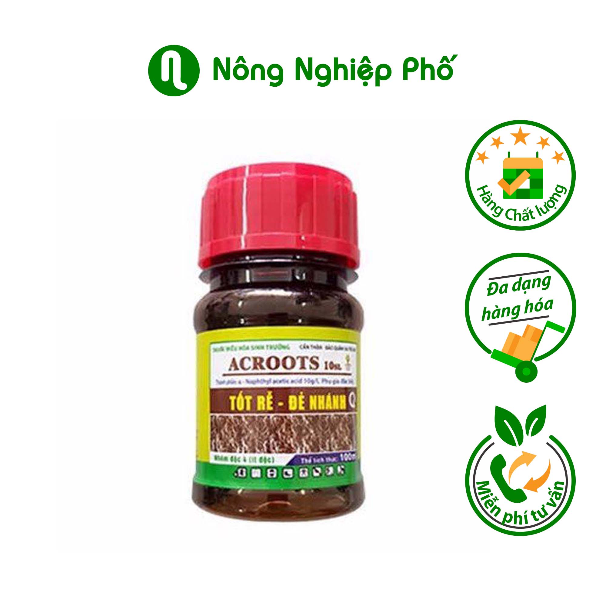 CHAI 100 ML - CHẤT ĐIỀU HÒA SINH TRƯỞNG ACROOT - RA RỄ, BẬT MẦM