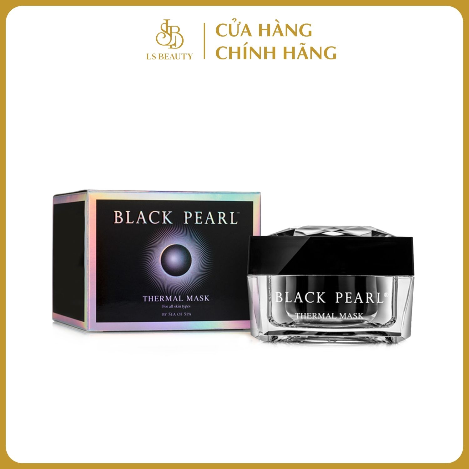 Mặt Nạ Nhiệt Black Pearl Thermal Mask - Có Nguồn Gốc Từ Biển Chết - Xuất Xứ Israel - Hỗ Trợ Điều trị cho làn da của bạn nhẹ nhàng, mịn màng hơn và trẻ trung hơn