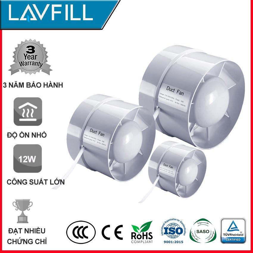 _Quạt thông gió đường ống với đường kính phi 100mm LAVFILL LFI-09S