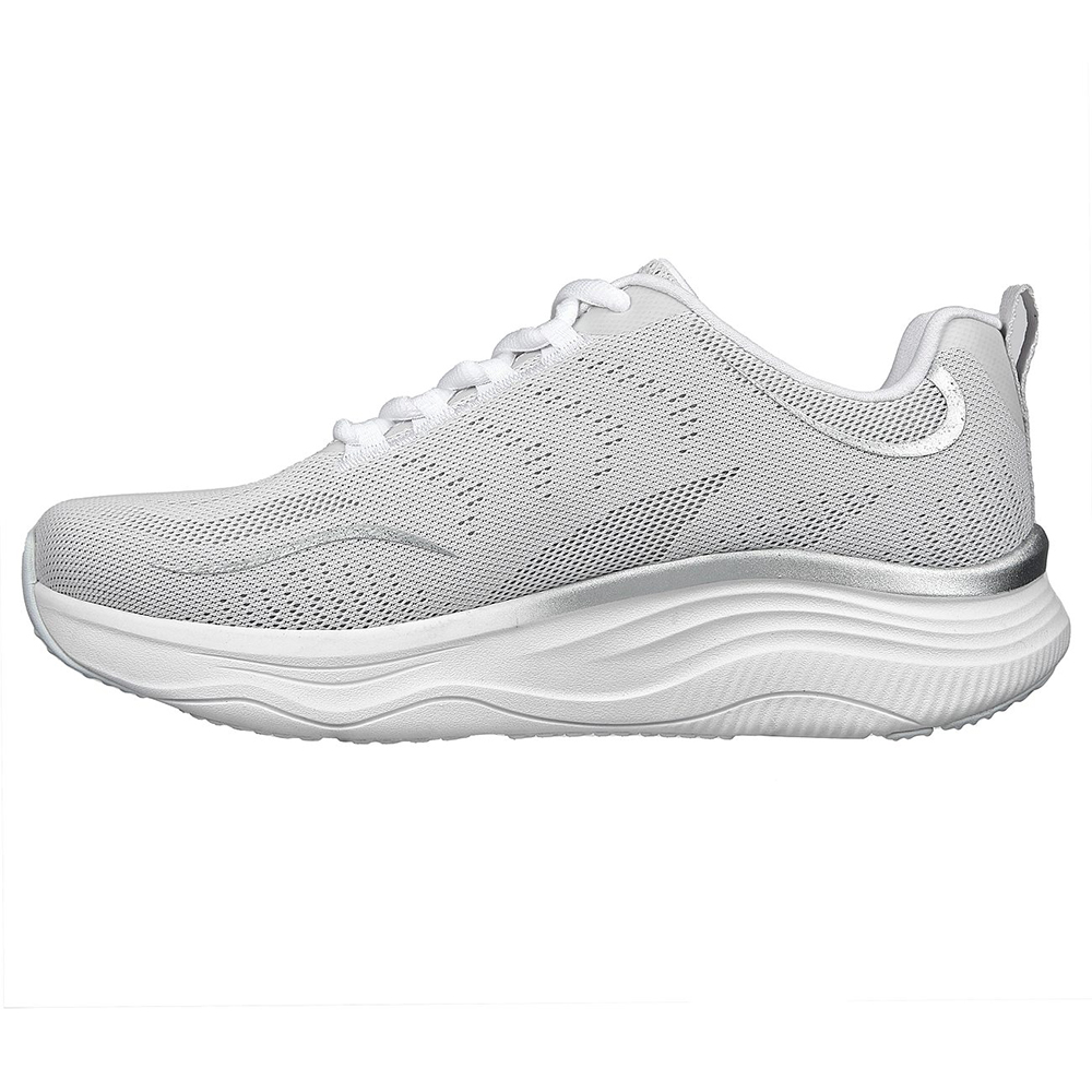 Skechers Nữ Giày Thể Thao Giặt Máy Được, Tập Gym, Đi Học, Đi Làm, Thường Ngày Sport D'Lux Fitness Pure Glam Air-Cooled Memory Foam Machine Washable, Relaxed Fit, Vegan - 149837-WSL