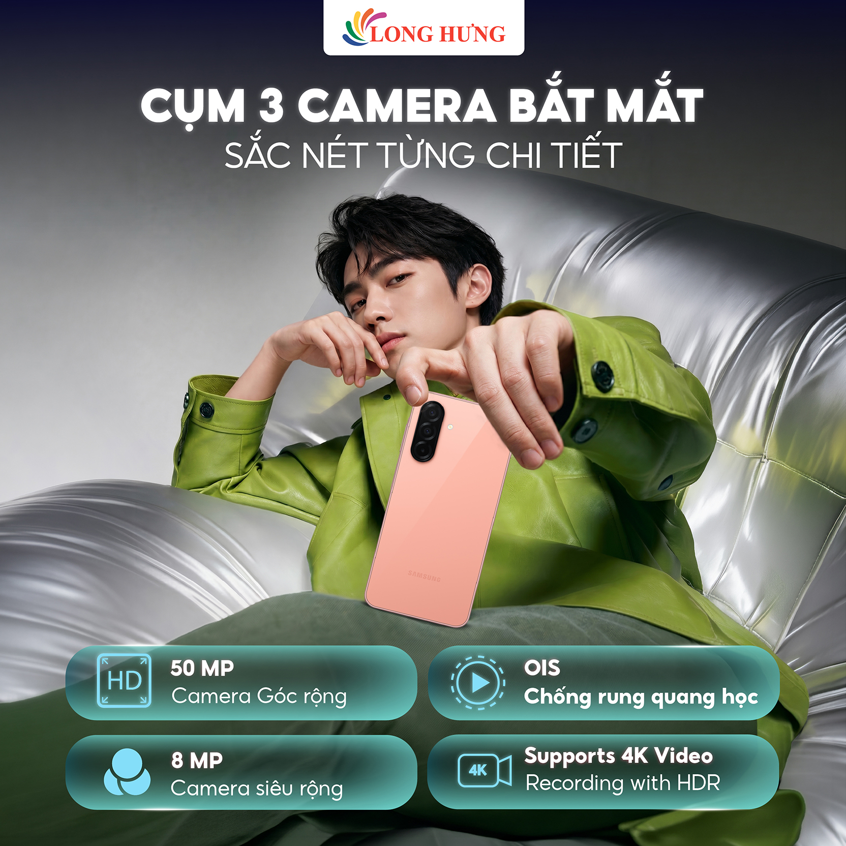Điện thoại Samsung Galaxy A26 5G (8GB/128GB) - Hàng chính hãng