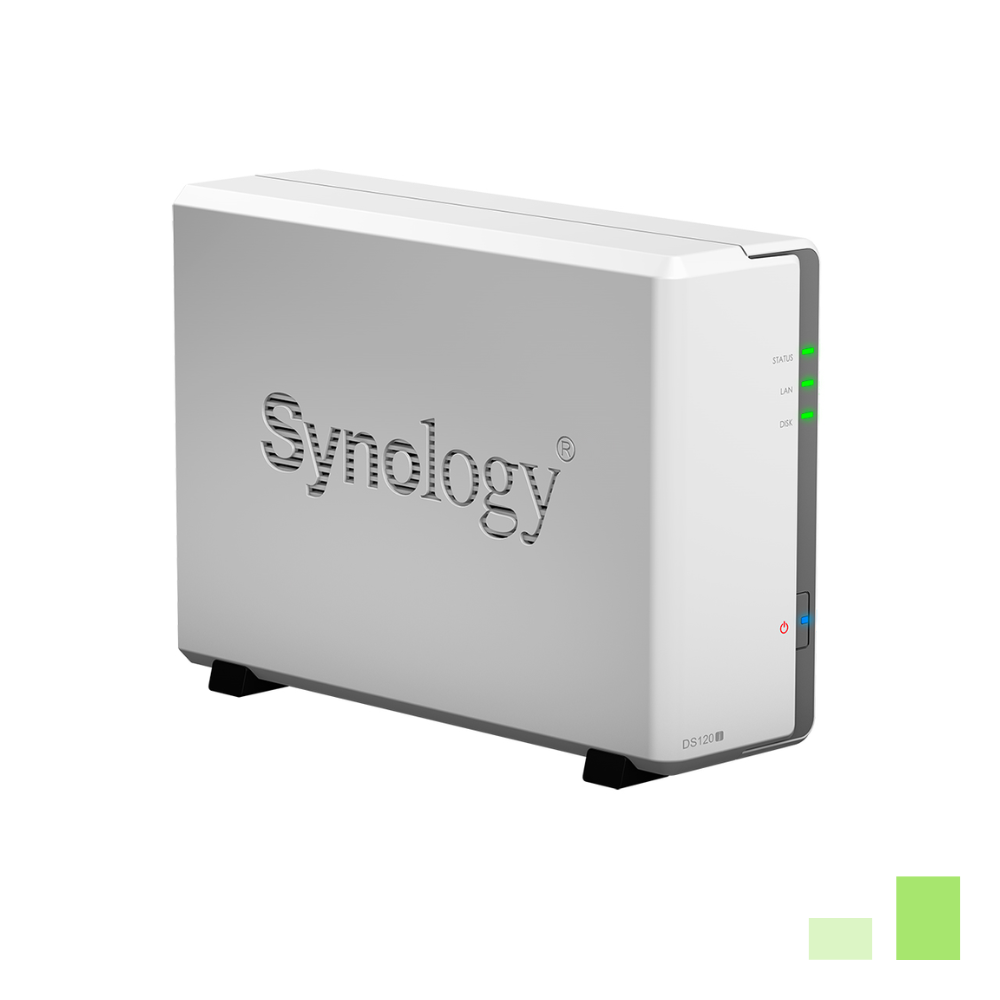 Synology DS120J model 1-bay thiết bị lưu trữ dữ liệu mạng - Hàng Nhập Khẩu Chính Hãng