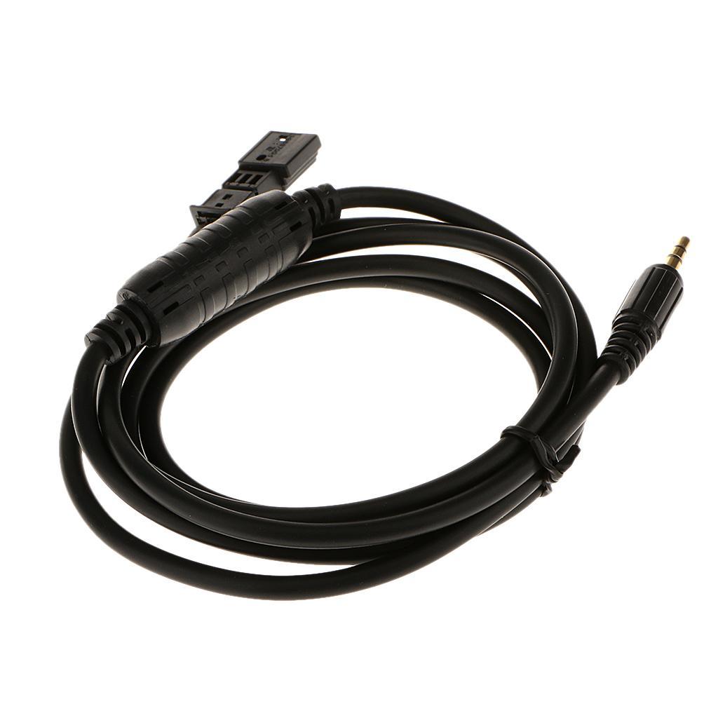 Car Female Audio AUX 3.5mm Input Adapter Cable For  BM54  E46  E53