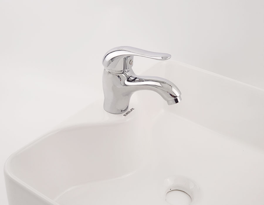 Vòi lavabo lạnh Eurolife EL-117 (Trắng bạc)