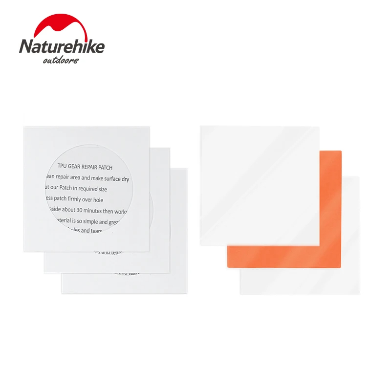 Bộ 3 Miếng Dán Sửa Vá Lều, Đồ Hơi Tấm Dán TPU Chống Nước Naturehike NH19PJ086