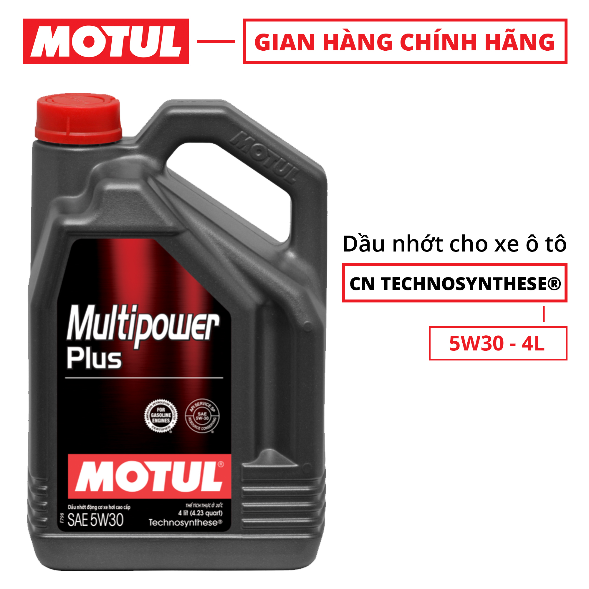 Dầu nhớt xe ô tô MULTIPOWER PLUS 5W30 SP 4L