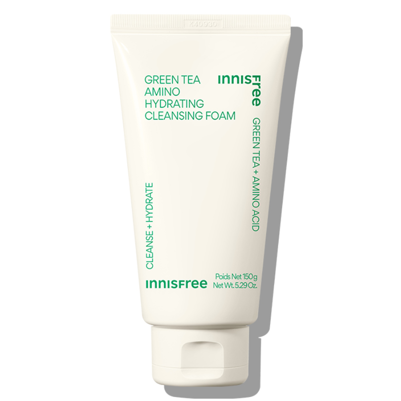 Hình ảnh Sữa rửa mặt dưỡng ẩm da innisfree Green Tea Amino Cleansing Foam 150g