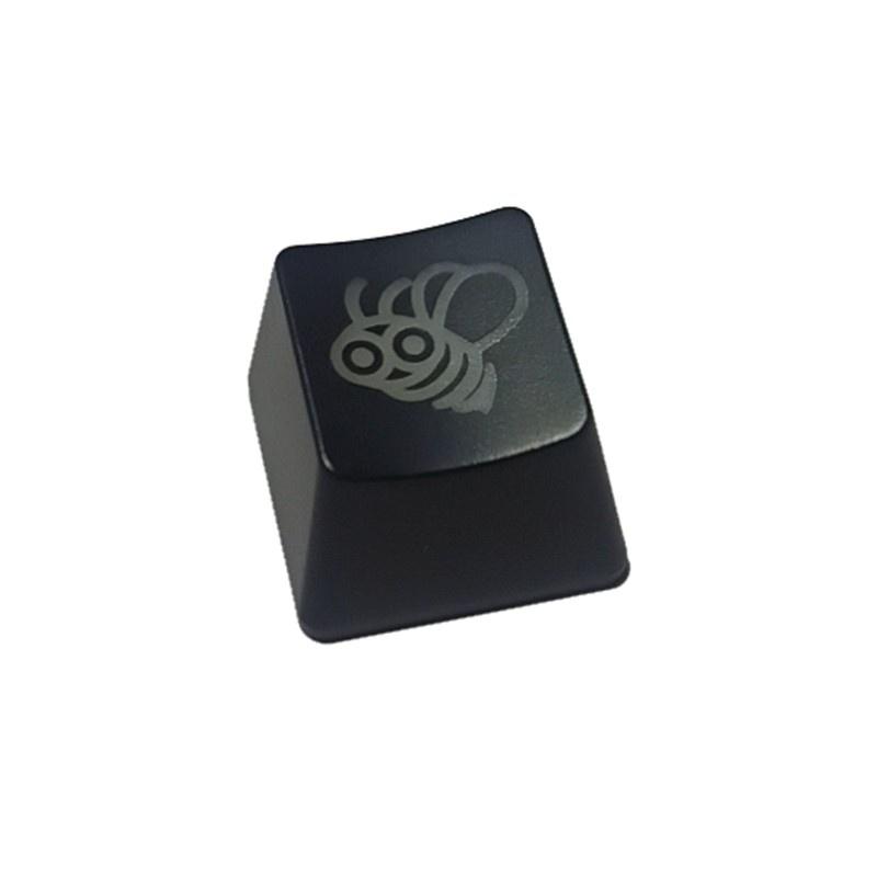 HSV 1PC DIY Honey Bee ABS Backlit Mechanical Keyboard Keycap R4 Height Personality Translucent Key Cap ESC Kids Toys