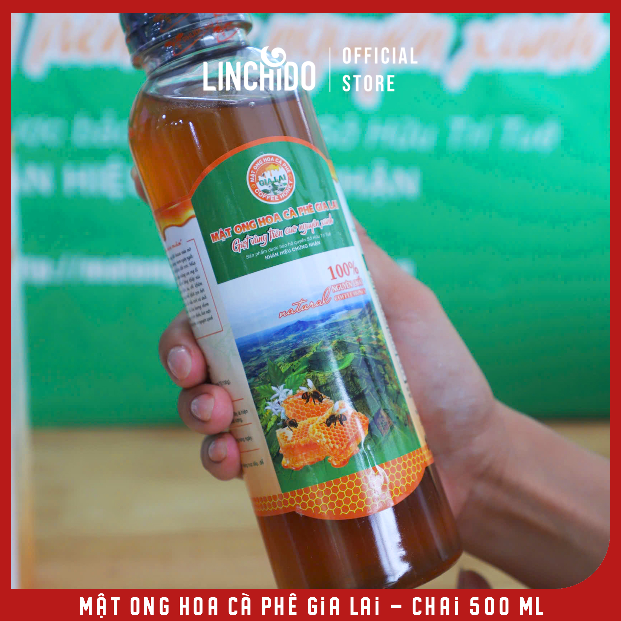 Mật Ong Hoa Cà Phê Gia Lai - Chai 500 ML