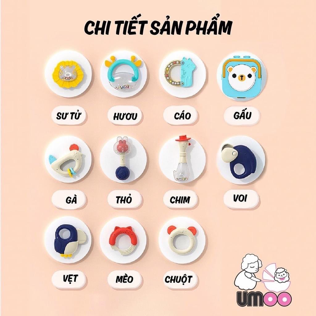 Hộp Đồ Chơi 10 Chi Tiết Umoo Có Hộp