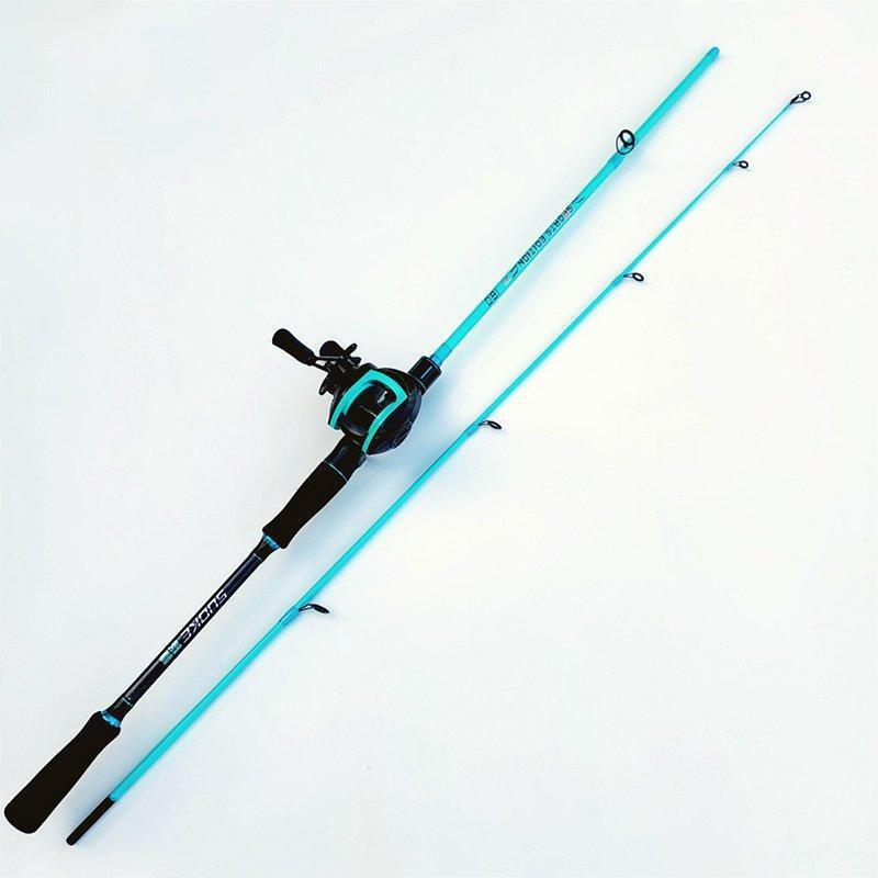 Bộ cần câu lure máy ngang cao cấp Souke ngang BCC08 - Sanami Fishing