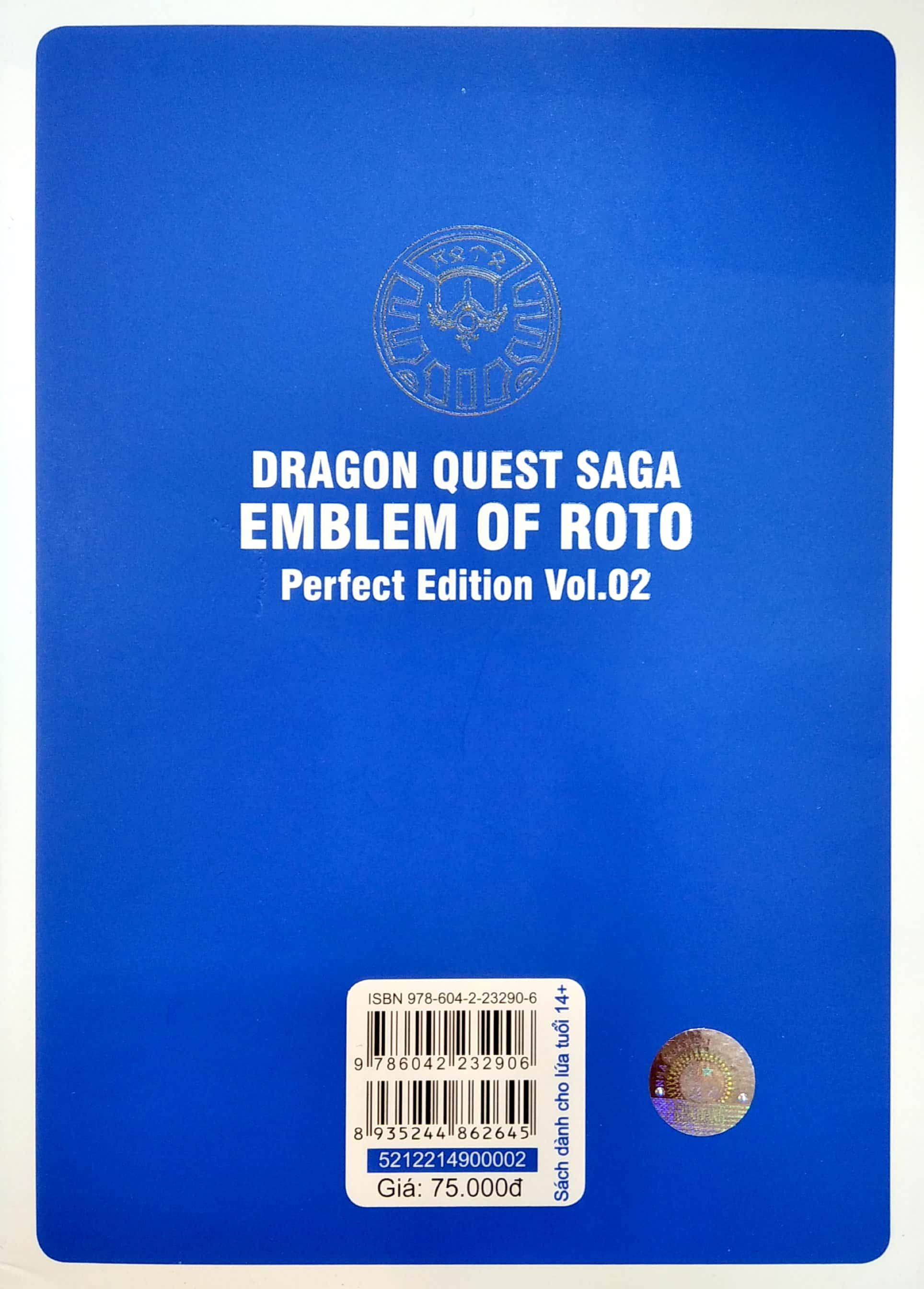 Dragon Quest - Dấu ấn Roto (Dragon Quest Saga Emblem of Roto) Perfect Edition - Tập 2
