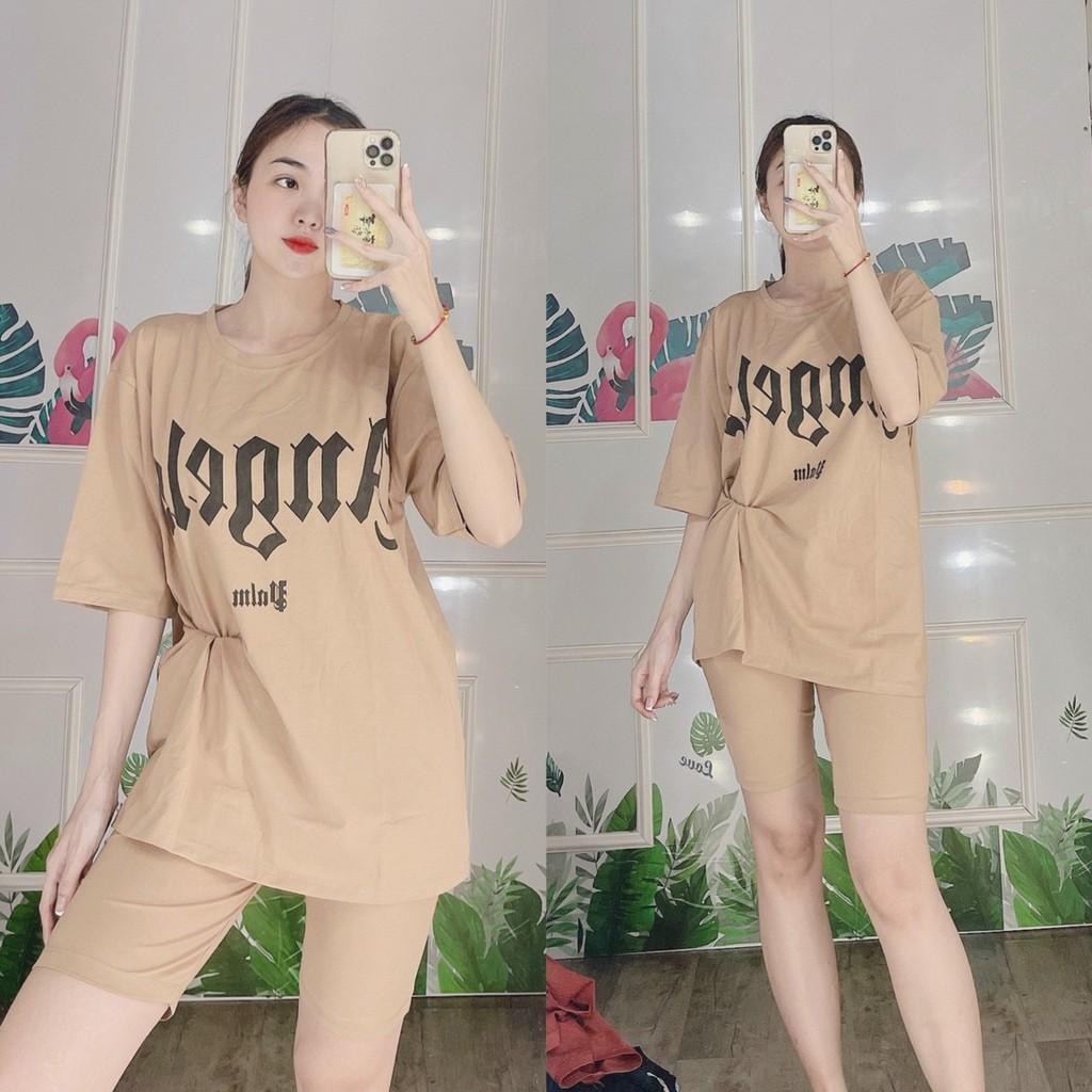 [Có bigsize 85kg] Đồ Bộ Cotton Thêu Quần Lửng- Đồ Bộ Nữ Mặc nhà Đẹp