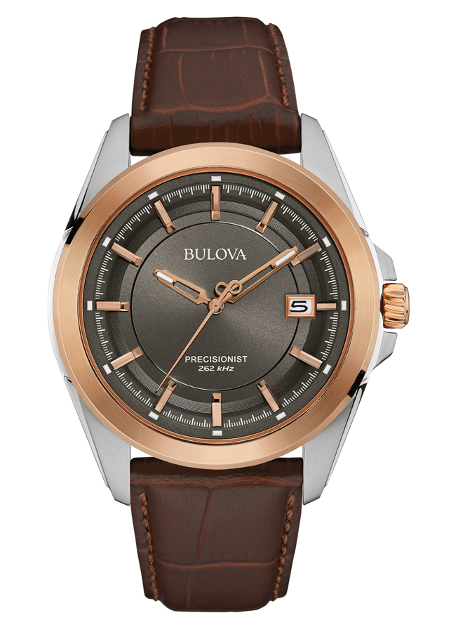 Đồng Hồ Nam Dây Da BULOVA 98B267 (43mm) - Nâu