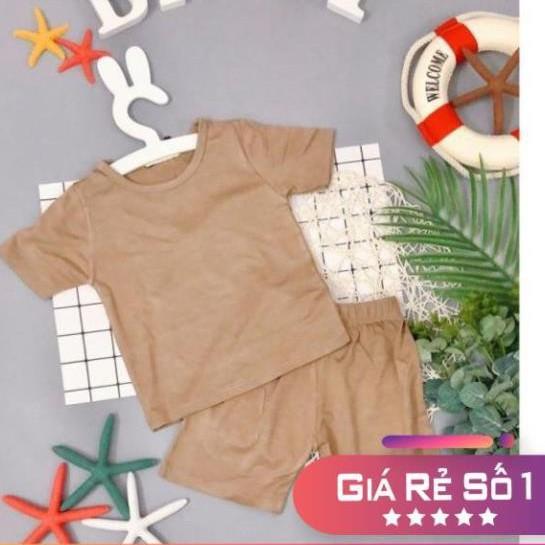 Bộ Cộc Tay Cho Bé Bộ Minky Mom Cộc Tay Chất Thun Lạnh siêu mềm mịn thoáng mát . .