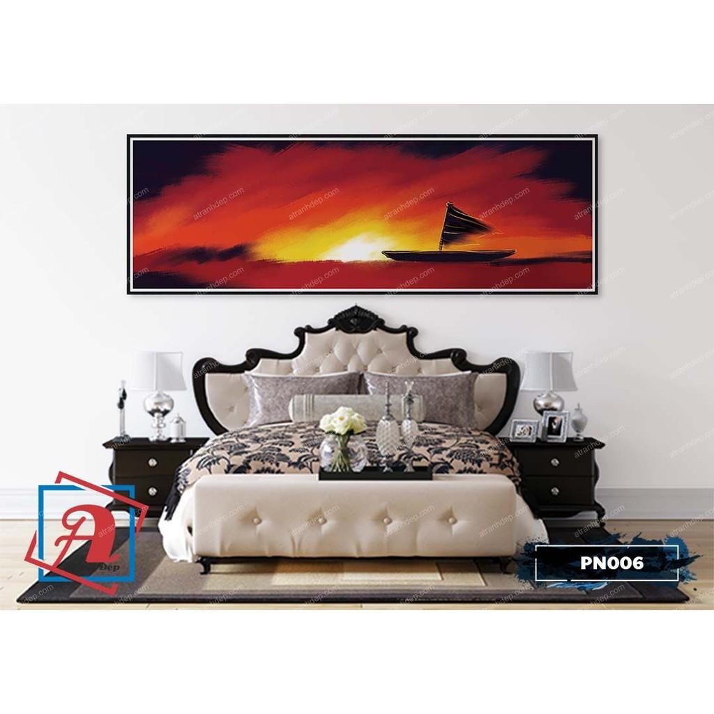 Tranh canvas khổ lớn trang trí phòng ngủ - PN006