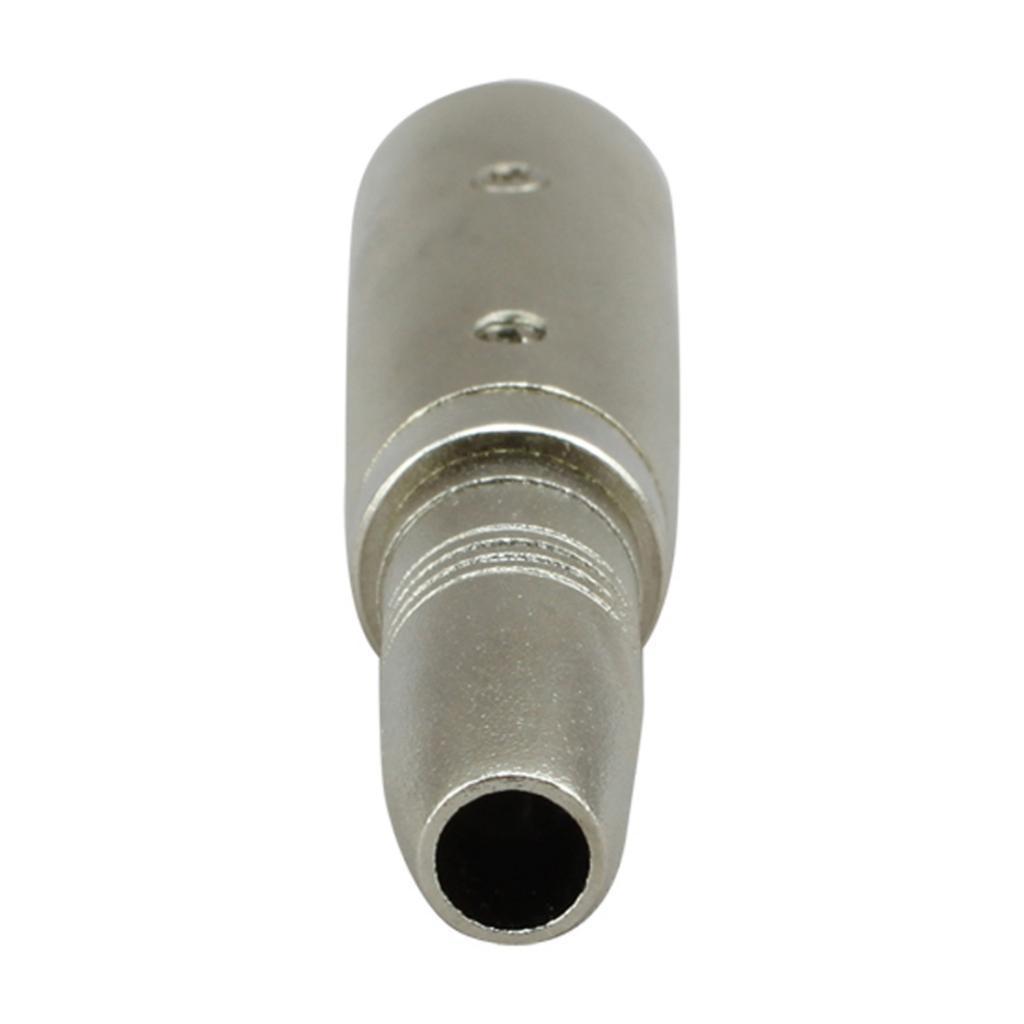 2PC Converter Adapter XLR 3 Pin Male to 1/4" 6.35mm Female Socket Audio Adapter Jack+3 Pin XLR Female to 6.35mm Male Stereo Audio Microphone Mic Adapter Converter Connector for many other applications