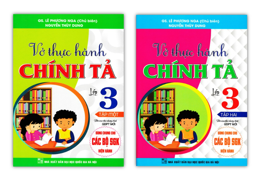Sách - Combo Vở Thực Hành Chính Tả Lớp 3 - Tập 1 + 2