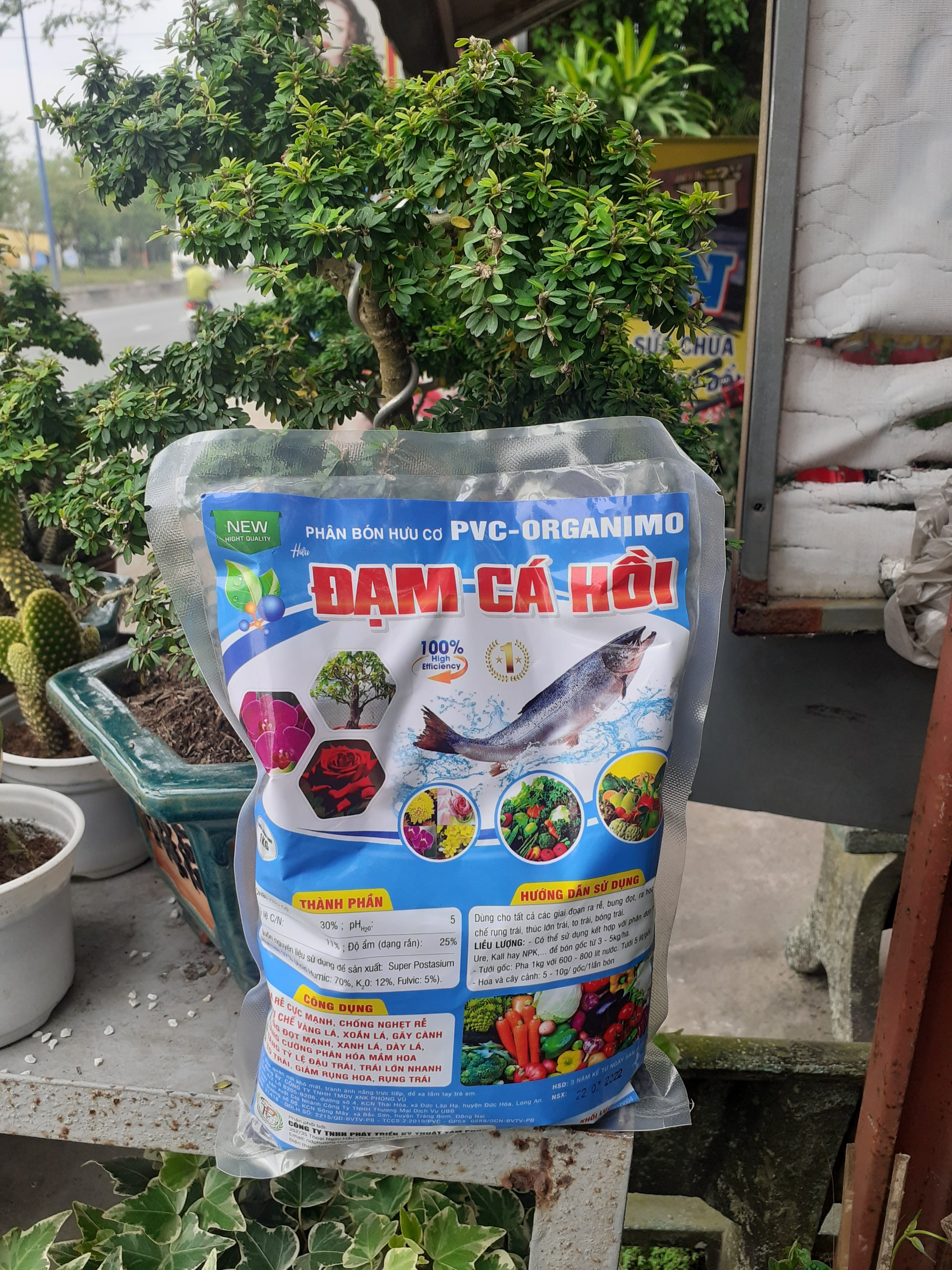 Đạm cá hồi phân bón hữu cơ