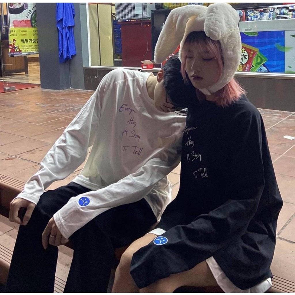 Áo thun unisex tay dài SADBOIZ SAD BOIZ SAD STORY Logo thêu cực hot 2021 || Hany shop