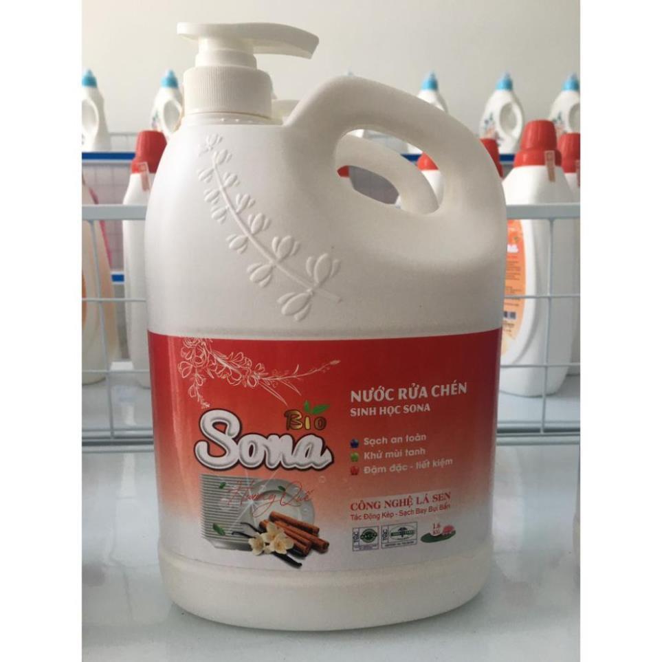 Nước Rửa Chén SoNa Hương Quế 1,6kg