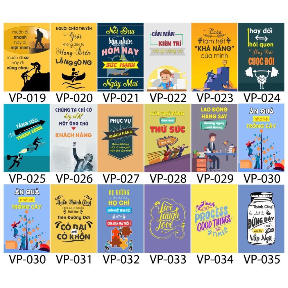 Chỉ 39k có ngay Tranh động lực, văn phòng, tranh phòng khách, châm ngôn trang trí phòng học 1000 mẫu