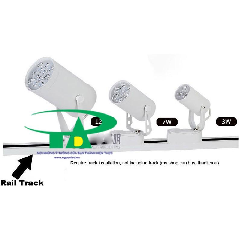 ĐÈN LED RỌI THANH RAY,LED CHIẾU ĐIỂM 9W