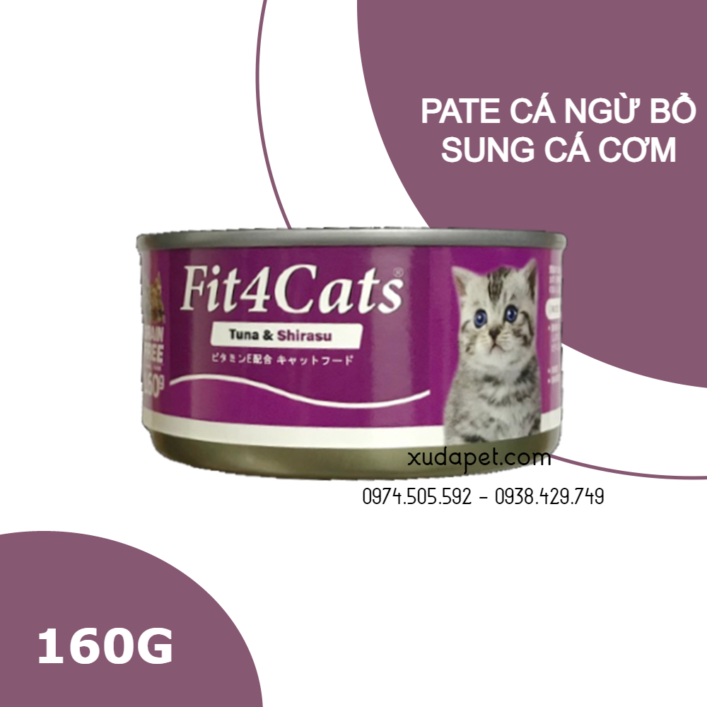 PATE CHO MÈO TỪ NHẬT BẢN VỊ CÁ NGỪ VÀ CÁ CƠM 160G - SP005399