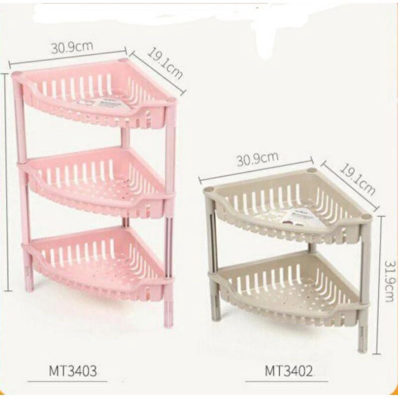 Kệ góc đựng gia vị nhựa 2 tầng ,kệ góc 3 tầng nhựa để đồ đa năng ,đựng gia
