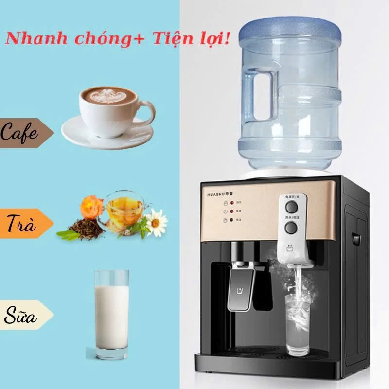 Máy Nước Nóng Siêu Tốc Để Bàn – Đun 100°C Nhanh Trong 3 Giây, Tiết Kiệm Điện , ĐÈN