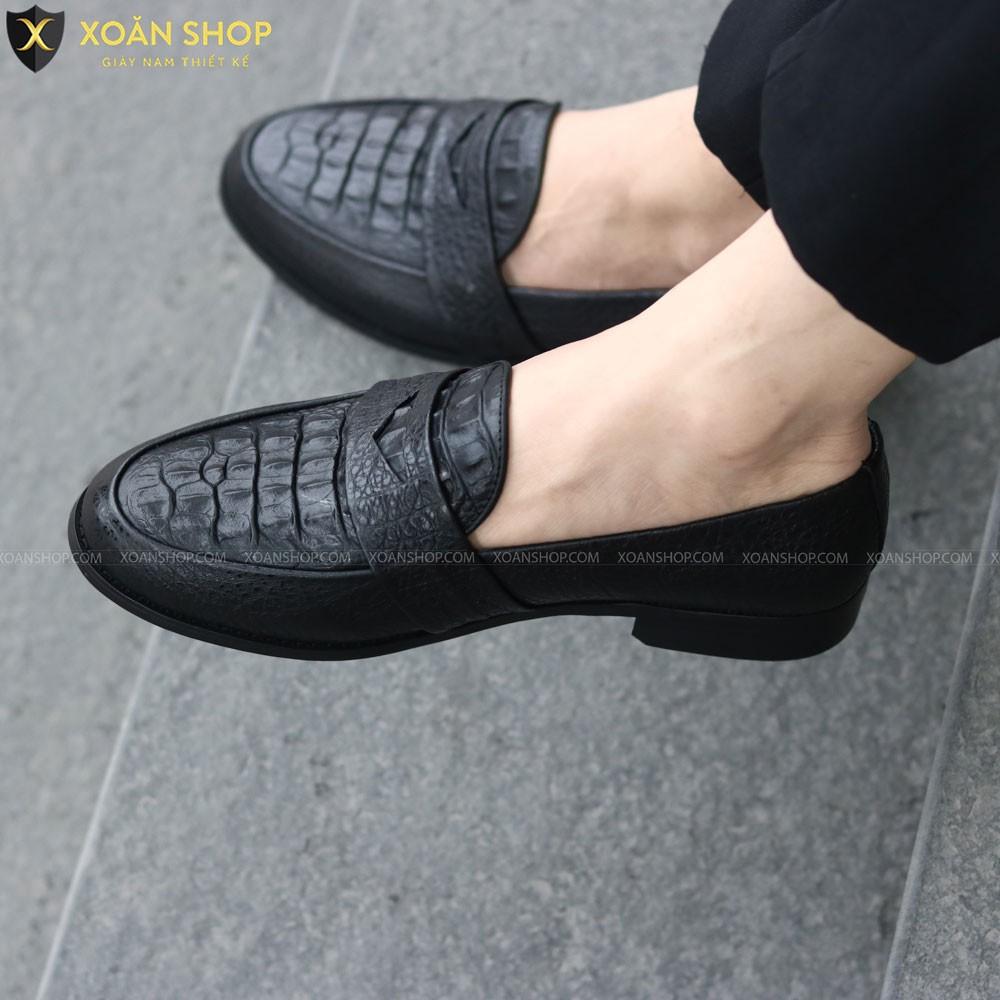 GIÀY LƯỜI NAM DA mềm, HÀNG VNXK MÃ X091