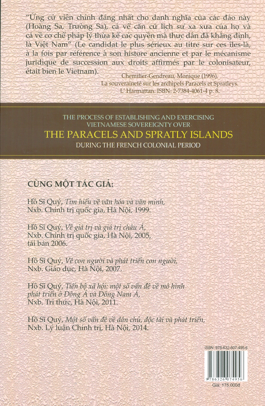 Quá Trình Xác Lập Và Thực Thi Chu Quyen Của Việt Nam Tại Hoàng Sa, Trường Sa Thời Thuộc Pháp