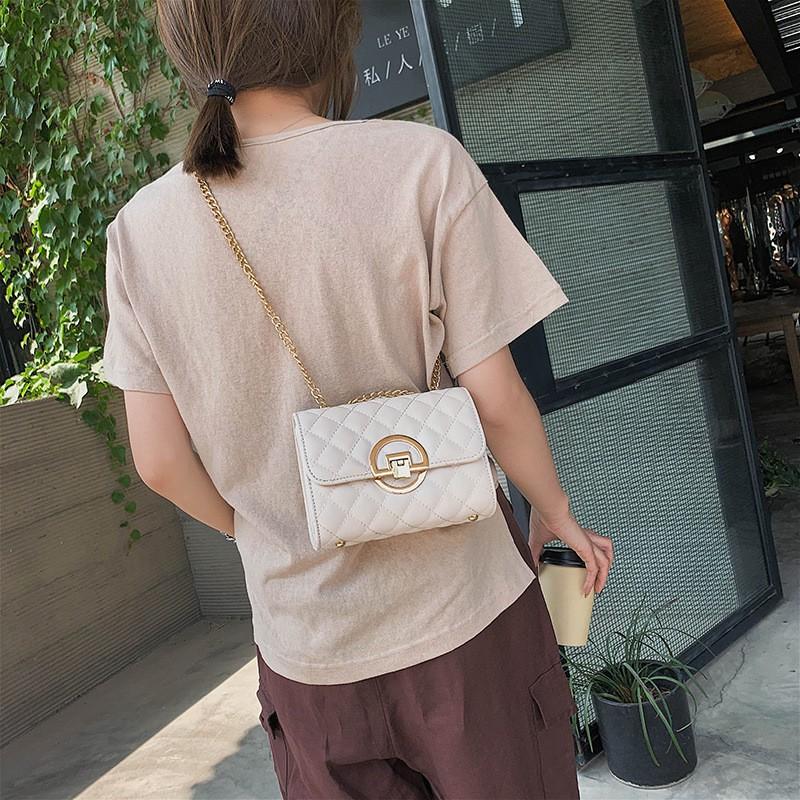 Túi Đeo Vai GaLiCiCi Phối Dây Xích Cho Nữ Thời Trang-Pretty bag store75