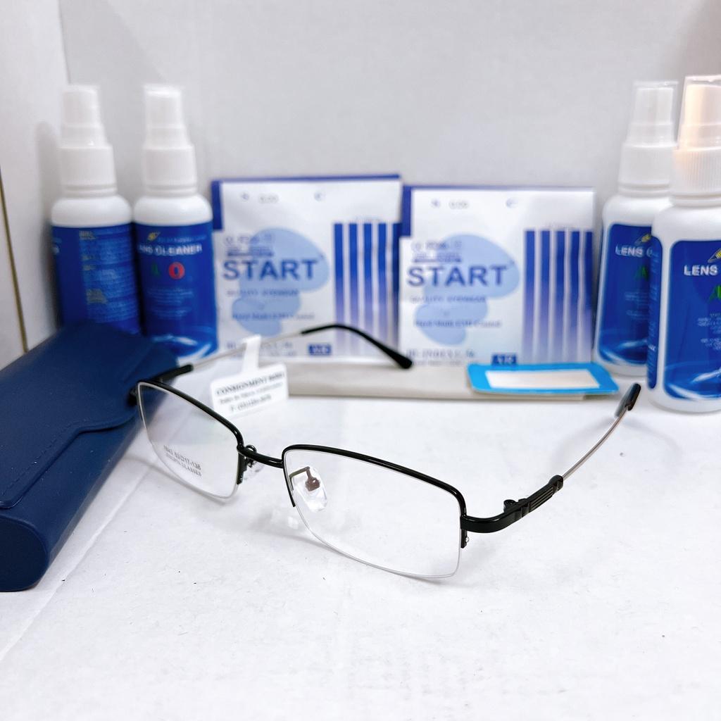 Gọng kính TITAN loại 1 nửa viền thể thao siêu dẻo KT0367UNIQUI