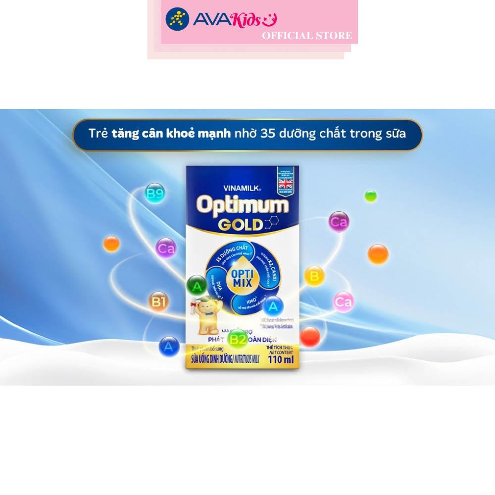 Lốc 4 hộp sữa pha sẵn Optimum Gold 110 ml (từ 1 tuổi)