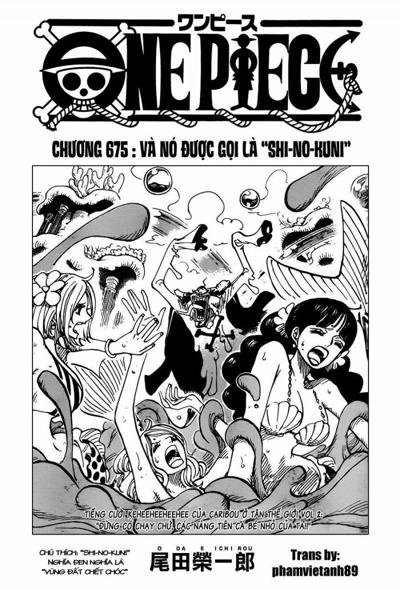 đảo hải tặc - one piece chapter 675 1