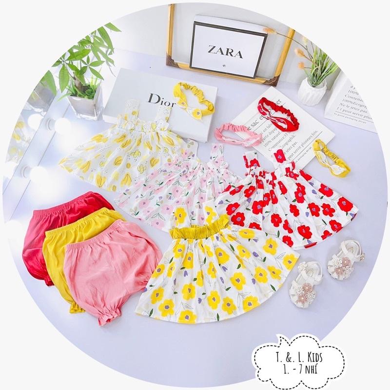 Set/Bộ đũi hai dây cho bé gái (kèm tuban) size 8-20kg (1-6 tuổi)