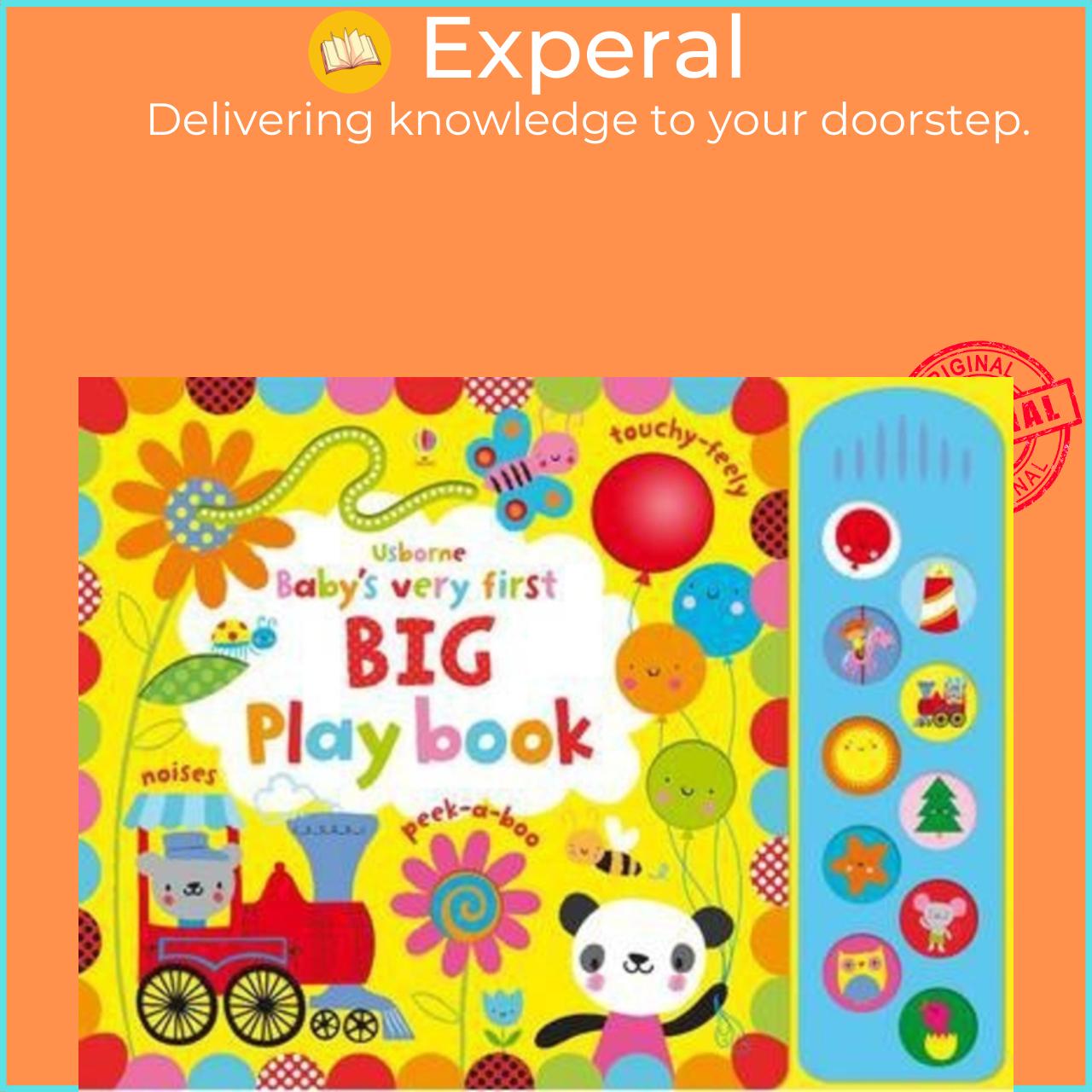 Sách - Baby's Very First Big Playbook by Fiona Watt